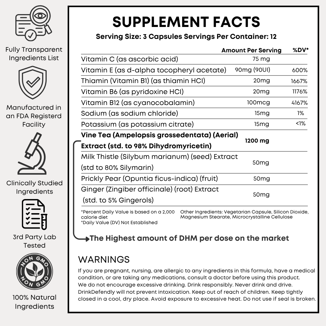 DrinkDefendly Alcohol Defence