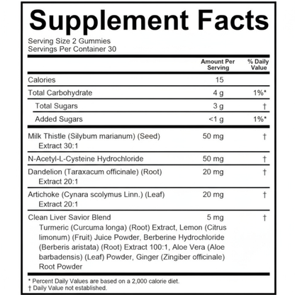 Liver Detox Gummies (30x)